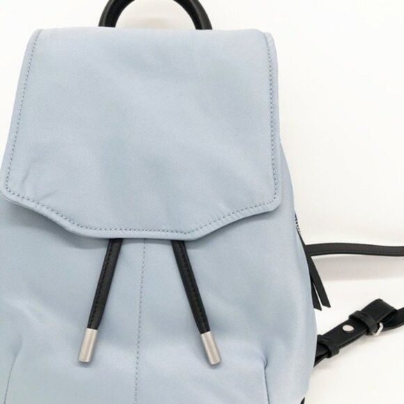 RAG & BONE Nylon & Leather Blue Mini Backpack  - Picture 2 of 9